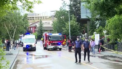 ANKARA - Başkentte bir huzurevinde yangın çıktı (3)