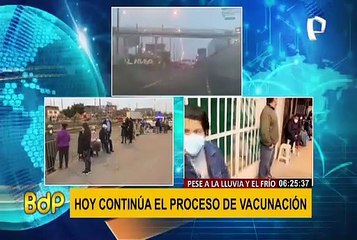 COVID-19: pese al frío, vacunación para mayores de 60 años continúa