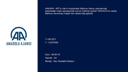 PKK/KCK'nın sözde Mahmur sorumlusu Hasan Adır etkisiz hale getirildi