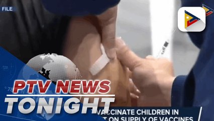 DOH: Plan to vaccinate children in October dependent on ample supply of vaccines