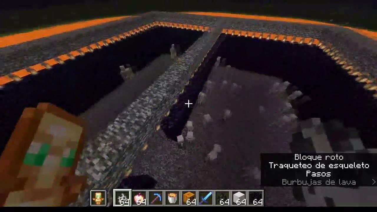 3 GOLEMS vs 25 ESQUELETOS | ¿Quien Gana? | Minecraft Clips