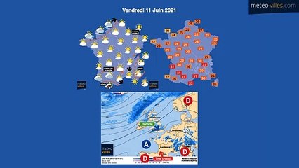bulletin meteo du vendredi 11 juin 2021