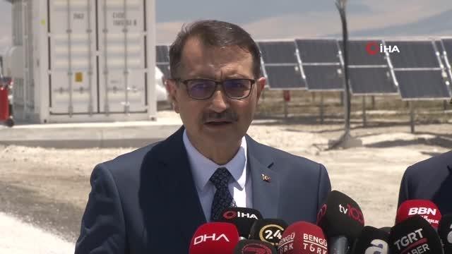 Son dakika haberleri | Bakan Dönmez'den Yenilenebilir Enerji Kaynak Alanları, Güneş Enerjisi Santrali nde incelemelerin ardından açıklama