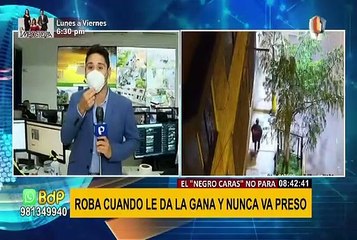 El Agustino: “negro caras” es liberado por tercera vez pese a tener 18 denuncias