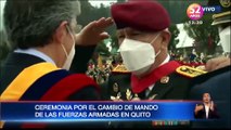 Presidente Guillermo Lasso reconoce la labor de las Fuerzas Armadas