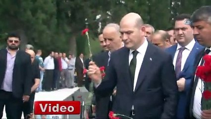 Bakan Soylu, gözyaşlarını tutamadı