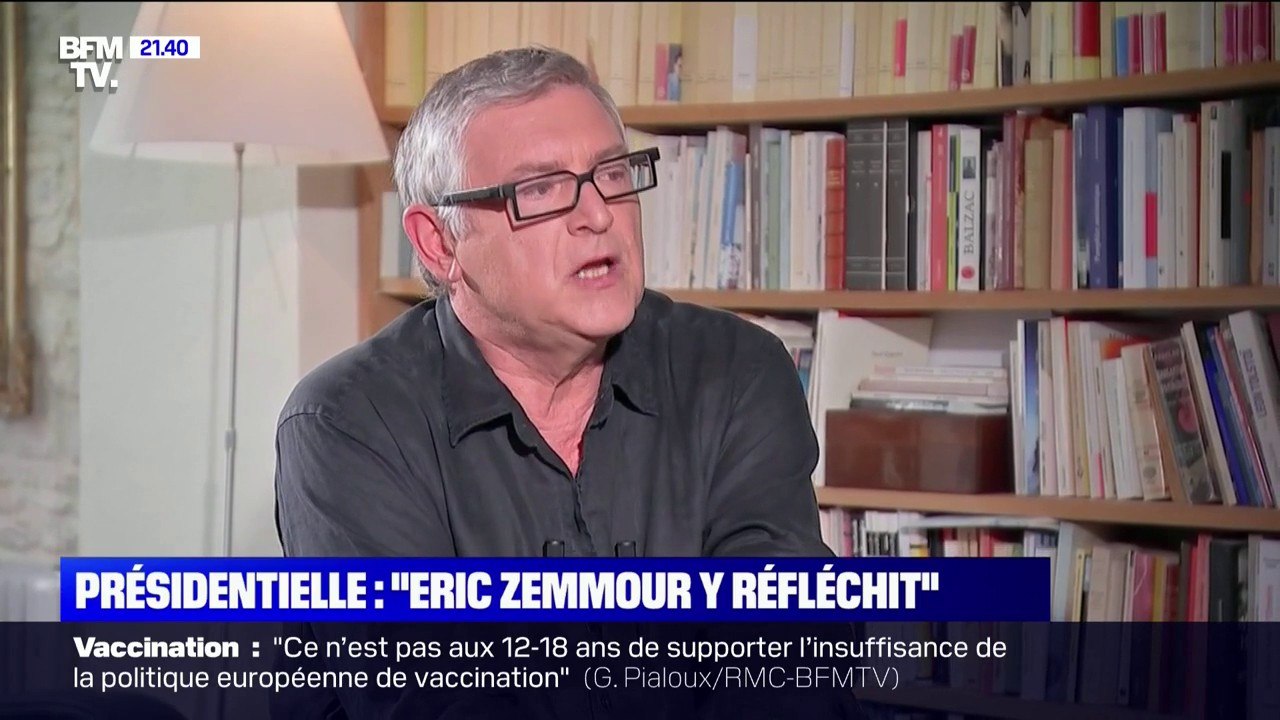 Présidentielle 2022: "Éric Zemmour y réfléchit", selon Michel Onfray