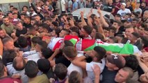 Son dakika haber... İsrail güçlerinin işgal altındaki Batı Şeria'da vurarak öldürdüğü Filistinli çocuk defnedildi