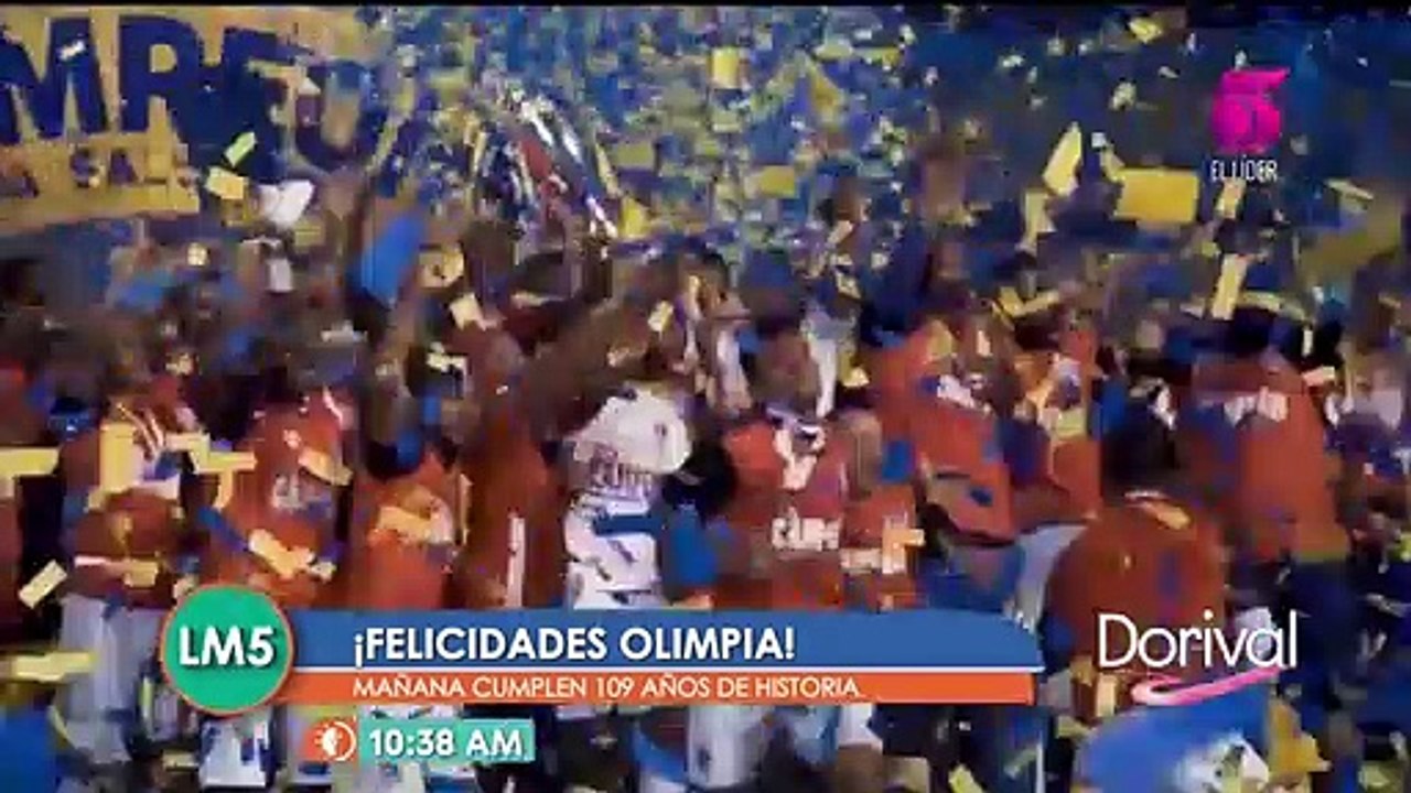 Rafael Villeda celebra los 109 años de historia que cumplirá el Club Olimpia Deportivo