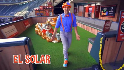 Blippi visita un estadio de beisbol | Compilación | Aprende con Blippi |  @Blippi Español part 1