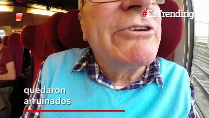 Abuelo grabó todas sus vacaciones con la cámara al revés