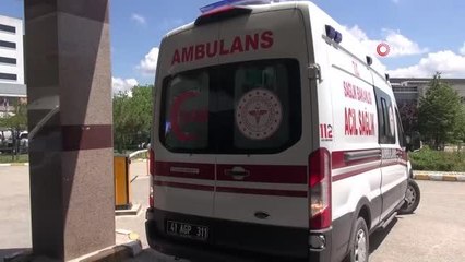 Ot biçme makinesinden düşen yaşlı adam ağır yaralandı