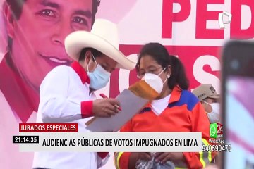 JEE Lima Norte realizó audiencia sobre votos impugnados de segunda vuelta