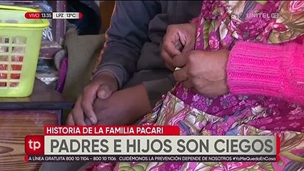 Entre sombras y siluetas, así vive la familia Pacari Mamani en La Paz