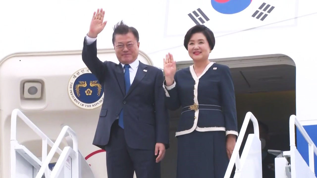 문 대통령, 영국 콘월 도착...G7 등 6박 8일 일정 돌입 / YTN