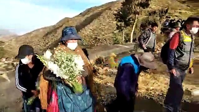 Este viernes en Jukumarka le dieron el último adiós al niño Adrián