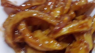 Honey chili potato recipe #crispy recipe zebas Kitchen.........