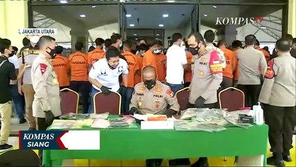 Usai Jokowi Telpon Kapolri, 49 Preman Tanjung Priok yang Resahkan Sopir Truk Langsung Dibekuk Polisi