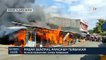 Kebakaran Di Pasar Sentral Pangkep, Puluhan Kios Hangus Terbakar