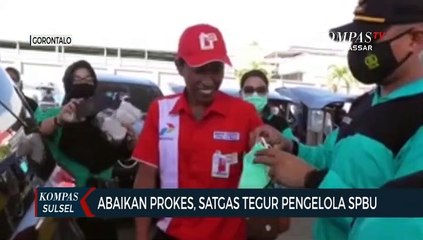Abai Prokes, Satgas Tegur Pengelola SPBU