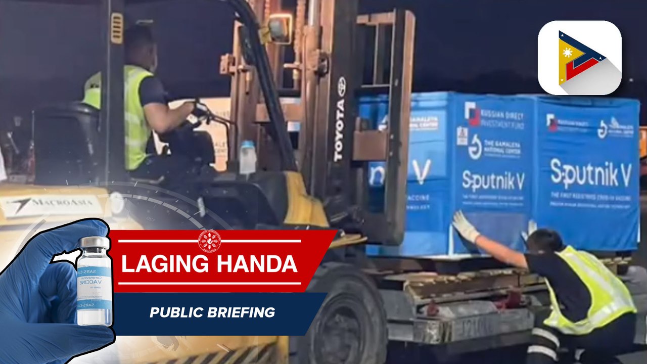100-K doses ng Sputnik V vaccines, dumating na sa bansa kagabi