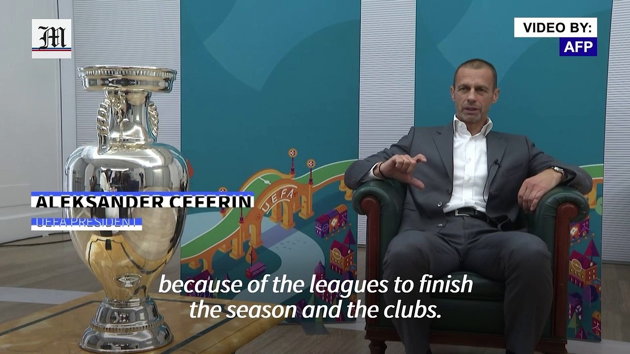 UEFA president on postponement and risk as Euro 2020 is ...