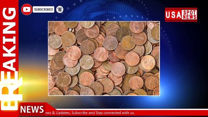 Dad dumps 80,000 pennies on estranged daughter's lawn for final child support