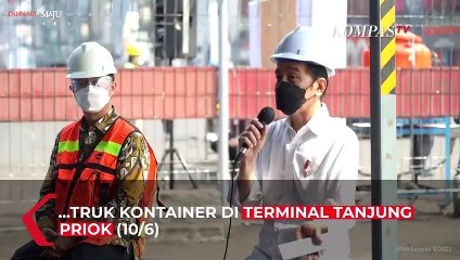 Saat Jokowi Telepon Kapolri di Hadapan Para Sopir Kontainer, Minta Bereskan Pungli di Pelabuhan