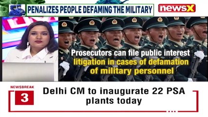 China Adopts New Military Law Penalizes People Defaming Military NewsX