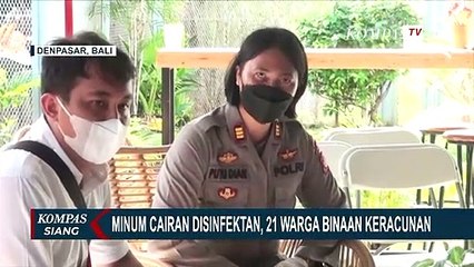 21 Napi Wanita di Bali Keracunan Usai Minum Disinfektan Campur Bubuk Sari Buah Jeruk