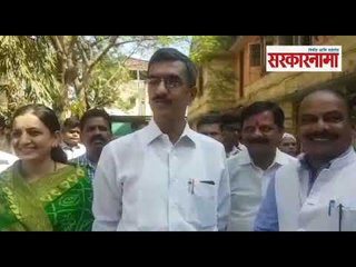 गृहराज्यमंत्री शंभूराज देसाई पोहोचले परीक्षा केंद्रावर