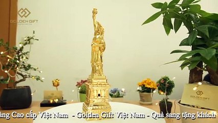 Tượng Nữ Thần Tự Do mạ vàng 24K - Golden Gift  Việt Nam