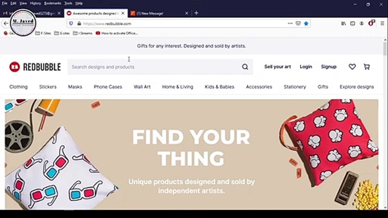 How to create Redbubble shop