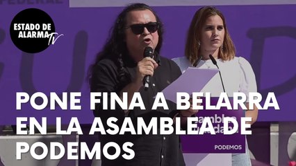 Un candidato a liderar Podemos pone fina a Ione Belarra: “Si esta fuera una asamblea democrática…”