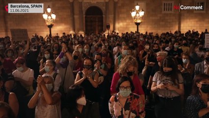 Manifestation à Barcelone après la mort d'une fillette enlevée par son père