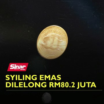 Syiling emas dilelong RM80.2 juta