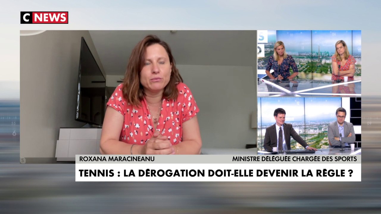 La ministre déléguée chargée des sports Roxana Maracineanu revient sur la dérogation accordée aux spectateurs de Roland-Garros : « Interrompre ce match cela aurait été bafouer le travail de ces deux sportifs»