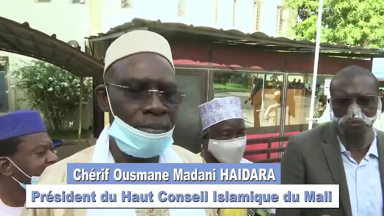 Le Colonel Assimi GOITA reçoit le Haut Conseil islamique du #Mali: réaction de Ousmane Madani HAIDARA #Malivox