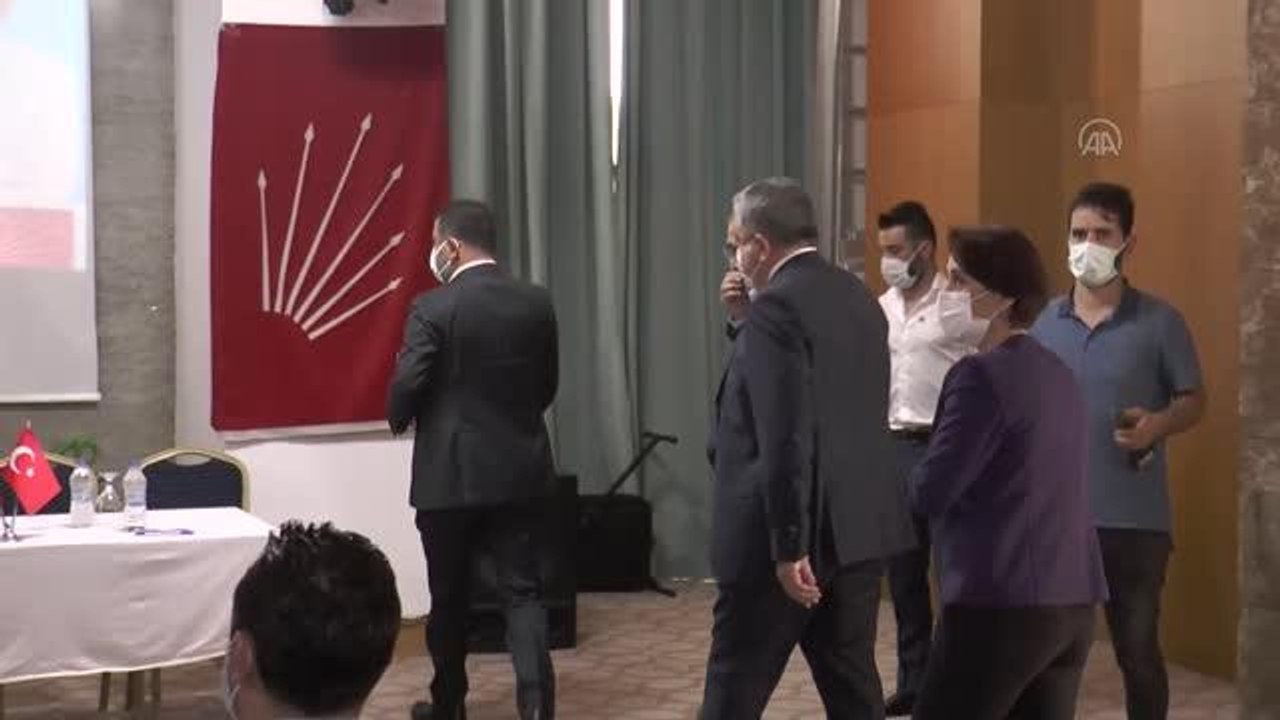 DİYARBAKIR -CHP Ekonomi Masası ve Esnaf Masası heyetleri Diyarbakır'da temaslarda bulundu