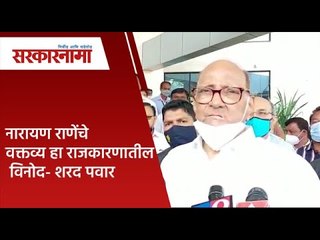 नारायण राणेंचे वक्तव्य हा राजकारणातील विनोद- शरद पवार