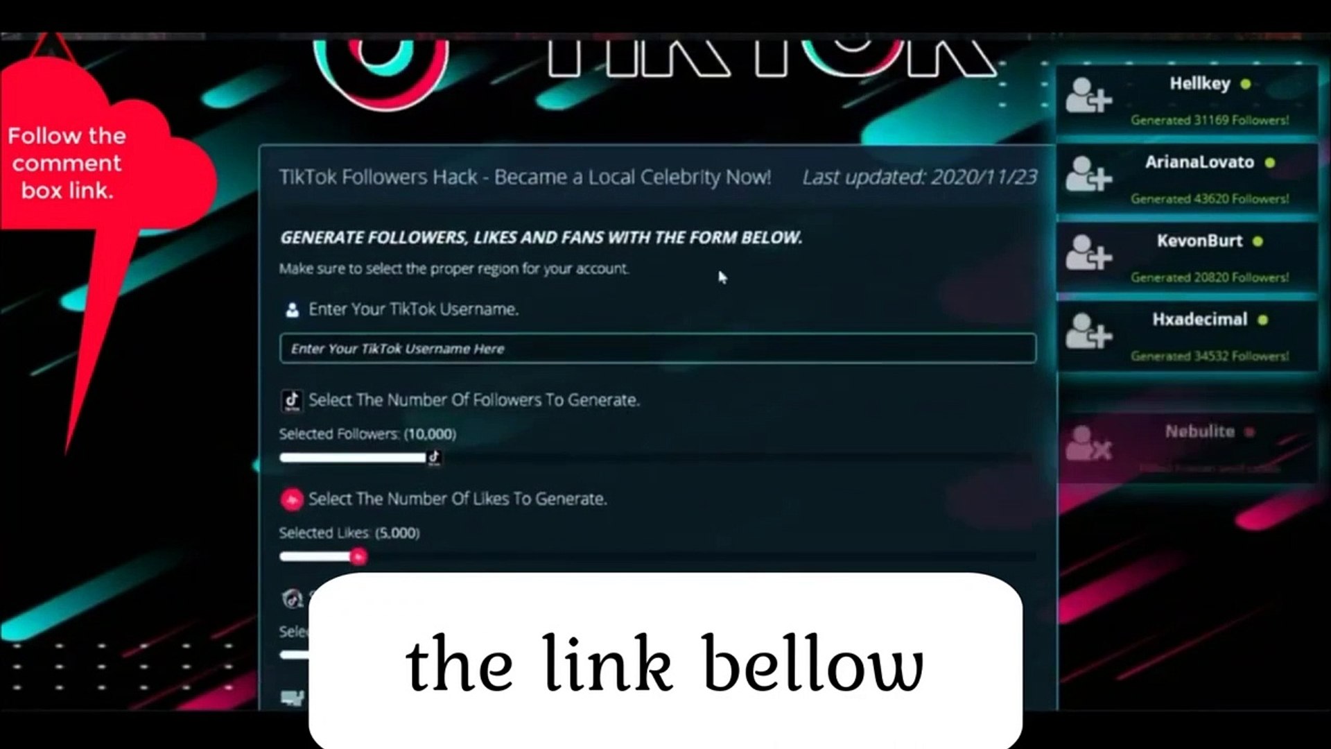 ⁣tik tok followers for free Working 2021