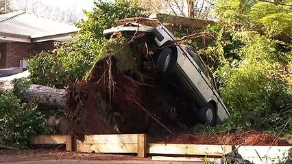 Thousands of Victoria properties remain without power