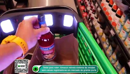 Teste para valer- Amazon estreia sistema de vendas sem caixas registradoras em mercado de grande porte