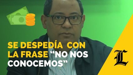 William Rosario se despedía de involucrados en fraude de la Lotería con la frase “no nos conocemos”