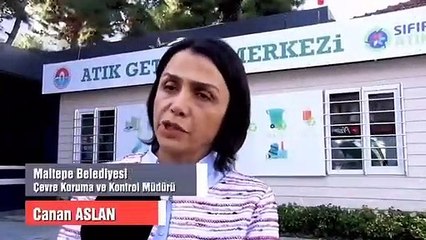 Maltepe Belediyesi'nden 'evrensel geri dönüşüm sembolü' çalışması