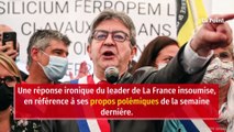 « Marche des libertés » - Jean-Luc Mélenchon enfariné dès le départ