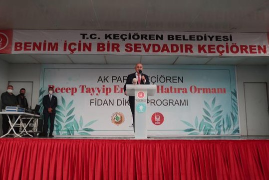 AK Parti Keçiören İlçe Başkanlığınca Recep Tayyip Erdoğan Hatıra Ormanı oluşturuldu