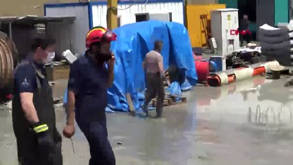 Avcılar'daki İSKİ şantiyesini su bastı: 1 işçi son anda kurtarıldı