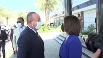 Dışişleri Bakanı Çavuşoğlu, Libya Dışişleri Bakanı el-Menguş ile bir araya geldi