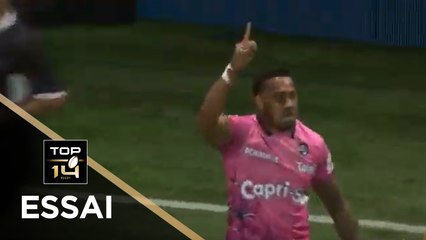 TOP 14 - Essai de Sefanaia NAIVALU (SFP) - Racing 92 - Paris - Barrages - Saison 2020/2021